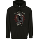 I'm Here For You Grim Reaper Skull Devil Childrens Kids Hoodie Black
