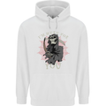 I'm Here For You Grim Reaper Skull Devil Childrens Kids Hoodie White