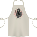 I'm Here For You Grim Reaper Skull Devil Cotton Apron 100% Organic Natural
