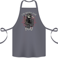 I'm Here For You Grim Reaper Skull Devil Cotton Apron 100% Organic Steel