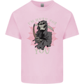 I'm Here For You Grim Reaper Skull Devil Kids T-Shirt Childrens Light Pink