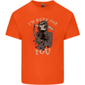 I'm Here For You Grim Reaper Skull Devil Kids T-Shirt Childrens Orange