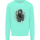 I'm Here For You Grim Reaper Skull Devil Mens Sweatshirt Jumper Peppermint
