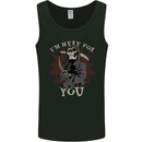 I'm Here For You Grim Reaper Skull Devil Mens Vest Tank Top Black