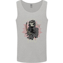 I'm Here For You Grim Reaper Skull Devil Mens Vest Tank Top Sports Grey