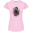 I'm Here For You Grim Reaper Skull Devil Womens Petite Cut T-Shirt Light Pink