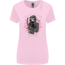 I'm Here For You Grim Reaper Skull Devil Womens Wider Cut T-Shirt Light Pink