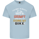 I'm Not Always Grumpy Biker Motorcycle Kids T-Shirt Childrens Light Blue