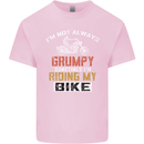 I'm Not Always Grumpy Biker Motorcycle Kids T-Shirt Childrens Light Pink
