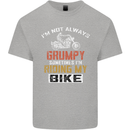 I'm Not Always Grumpy Biker Motorcycle Kids T-Shirt Childrens Sports Grey