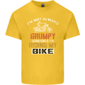 I'm Not Always Grumpy Biker Motorcycle Kids T-Shirt Childrens Yellow