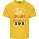 I'm Not Always Grumpy Biker Motorcycle Kids T-Shirt Childrens Yellow