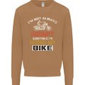 I'm Not Always Grumpy Biker Motorcycle Mens Sweatshirt Jumper Caramel Latte
