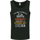 I'm Not Always Grumpy Biker Motorcycle Mens Vest Tank Top Black