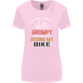 I'm Not Always Grumpy Biker Motorcycle Womens Wider Cut T-Shirt Light Pink