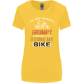 I'm Not Always Grumpy Biker Motorcycle Womens Wider Cut T-Shirt Yellow