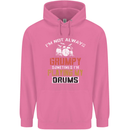 I'm Not Always Grumpy Drums Drummer Funny Childrens Kids Hoodie Azalea