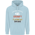 I'm Not Always Grumpy Drums Drummer Funny Childrens Kids Hoodie Light Blue