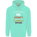 I'm Not Always Grumpy Drums Drummer Funny Childrens Kids Hoodie Peppermint