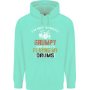 I'm Not Always Grumpy Drums Drummer Funny Childrens Kids Hoodie Peppermint
