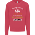 I'm Not Always Grumpy Drums Drummer Funny Kids Sweatshirt Jumper Heliconia