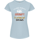 I'm Not Always Grumpy Drums Drummer Funny Womens Petite Cut T-Shirt Light Blue