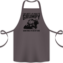 I'm Not Always Grumpy Motorbike Biker Funny Cotton Apron 100% Organic Dark Grey