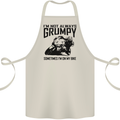 I'm Not Always Grumpy Motorbike Biker Funny Cotton Apron 100% Organic Natural