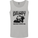 I'm Not Always Grumpy Motorbike Biker Funny Mens Vest Tank Top Sports Grey