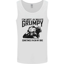 I'm Not Always Grumpy Motorbike Biker Funny Mens Vest Tank Top White