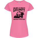 I'm Not Always Grumpy Motorbike Biker Funny Womens Petite Cut T-Shirt Azalea
