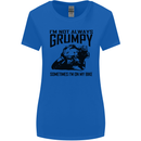 I'm Not Always Grumpy Motorbike Biker Funny Womens Wider Cut T-Shirt Royal Blue