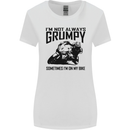I'm Not Always Grumpy Motorbike Biker Funny Womens Wider Cut T-Shirt White