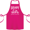I'm Not Always Grumpy Motorbike Motorcycle Cotton Apron 100% Organic Pink