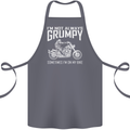I'm Not Always Grumpy Motorbike Motorcycle Cotton Apron 100% Organic Steel