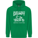 I'm Not Always Grumpy Motorbike Motorcycle Mens 80% Cotton Hoodie Irish Green