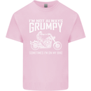 I'm Not Always Grumpy Motorbike Motorcycle Mens Cotton T-Shirt Tee Top Light Pink