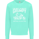 I'm Not Always Grumpy Motorbike Motorcycle Mens Sweatshirt Jumper Peppermint