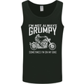 I'm Not Always Grumpy Motorbike Motorcycle Mens Vest Tank Top Black