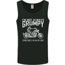 I'm Not Always Grumpy Motorbike Motorcycle Mens Vest Tank Top Black