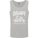 I'm Not Always Grumpy Motorbike Motorcycle Mens Vest Tank Top Sports Grey