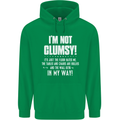 I'm Not Clumsy Funny Slogan Joke Beer Childrens Kids Hoodie Irish Green