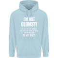 I'm Not Clumsy Funny Slogan Joke Beer Childrens Kids Hoodie Light Blue