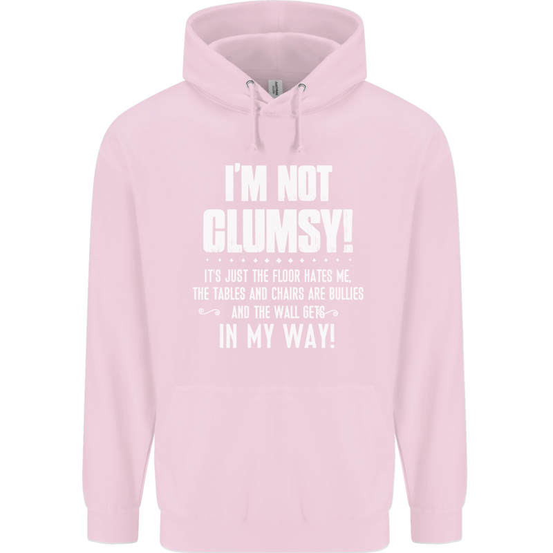 I'm Not Clumsy Funny Slogan Joke Beer Childrens Kids Hoodie Light Pink