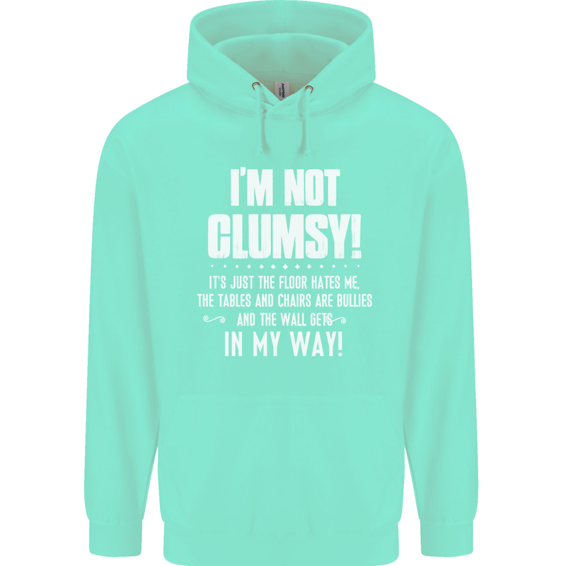 I'm Not Clumsy Funny Slogan Joke Beer Childrens Kids Hoodie Peppermint