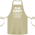 I'm Not Clumsy Funny Slogan Joke Beer Cotton Apron 100% Organic Khaki