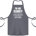 I'm Not Clumsy Funny Slogan Joke Beer Cotton Apron 100% Organic Steel