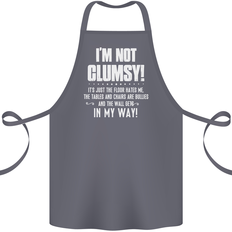 I'm Not Clumsy Funny Slogan Joke Beer Cotton Apron 100% Organic Steel