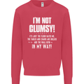 I'm Not Clumsy Funny Slogan Joke Beer Kids Sweatshirt Jumper Heliconia