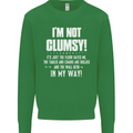 I'm Not Clumsy Funny Slogan Joke Beer Kids Sweatshirt Jumper Irish Green